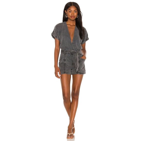 YFB CLOTHING Axel Romper Midnight Mineral Dark Grey